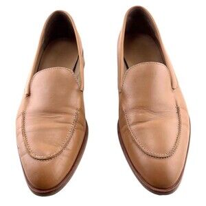 Everlane The Modern Brown Leather Slip On Loafers Size 8